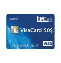 گیفت کارت ویزا 50 دلاری آمریکا